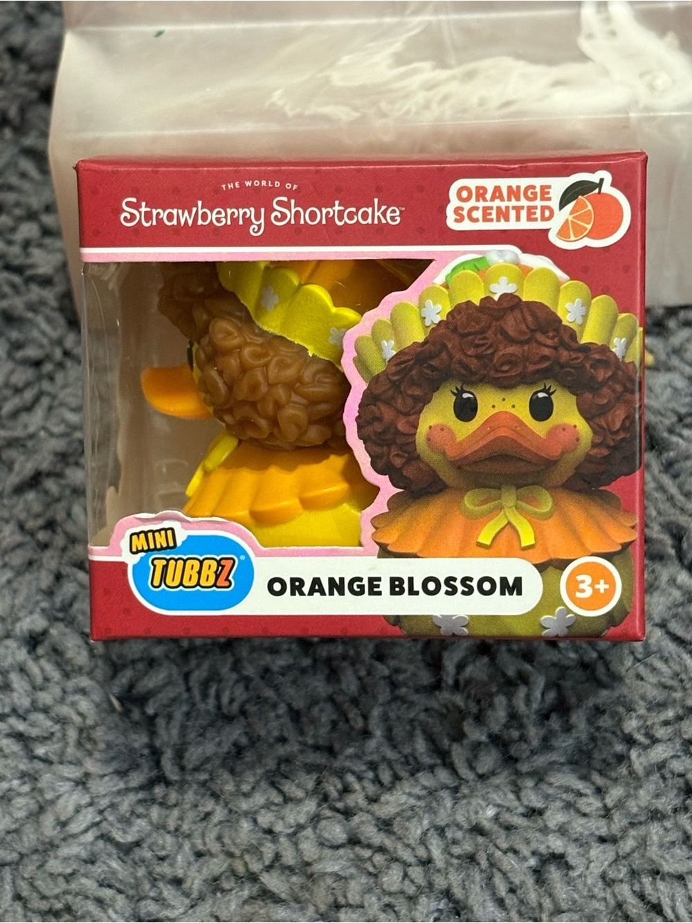 NWT Strawberry Shortcake Tubbz Mini Duck, Character: Orange Blossom